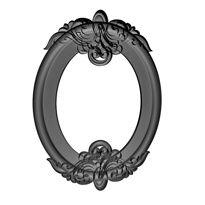 картинка Рама резная D14-461 3D-STL.COM