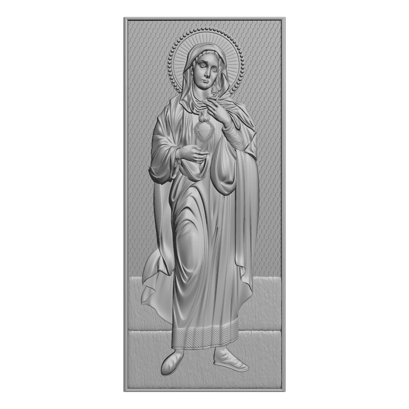 картинка Святая Мария V3-061 3D-STL.COM