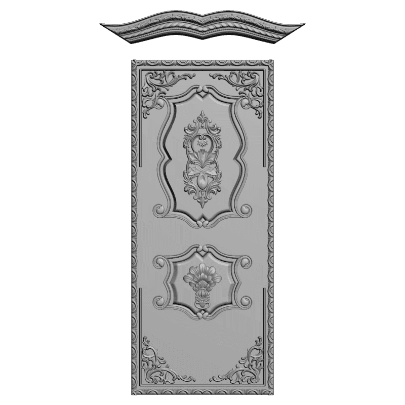 картинка Двери резные H3-070 3D-STL.COM