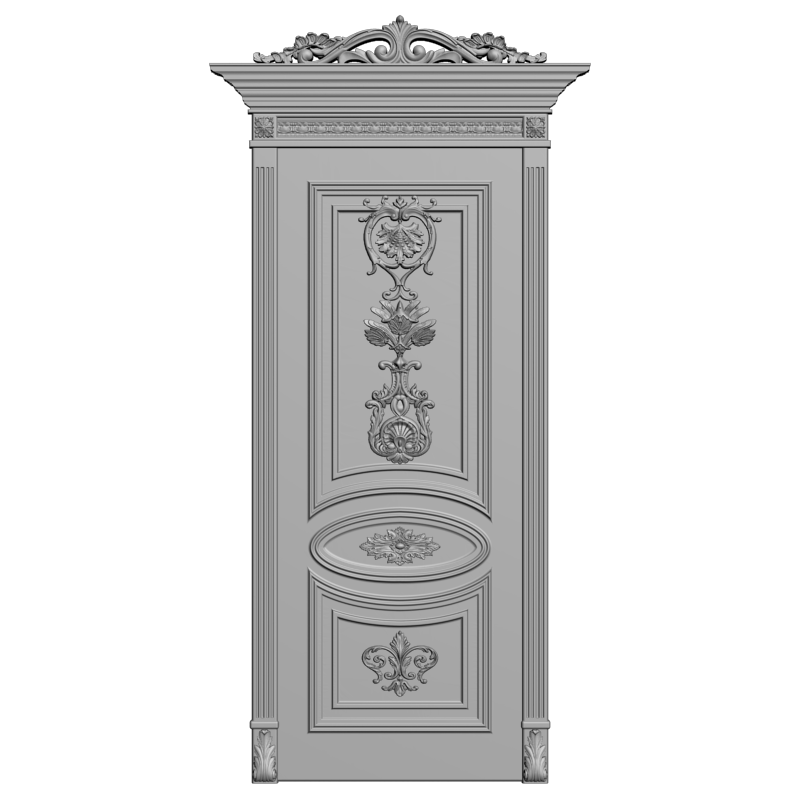 картинка Двери резные H3-069 3D-STL.COM