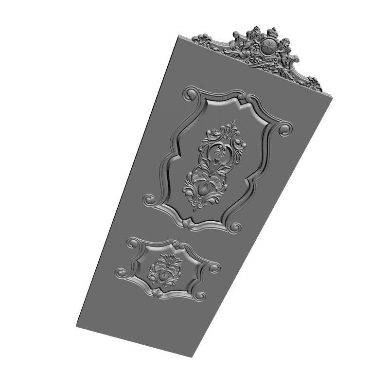 картинка Дверь резная H3-012 3D-STL.COM