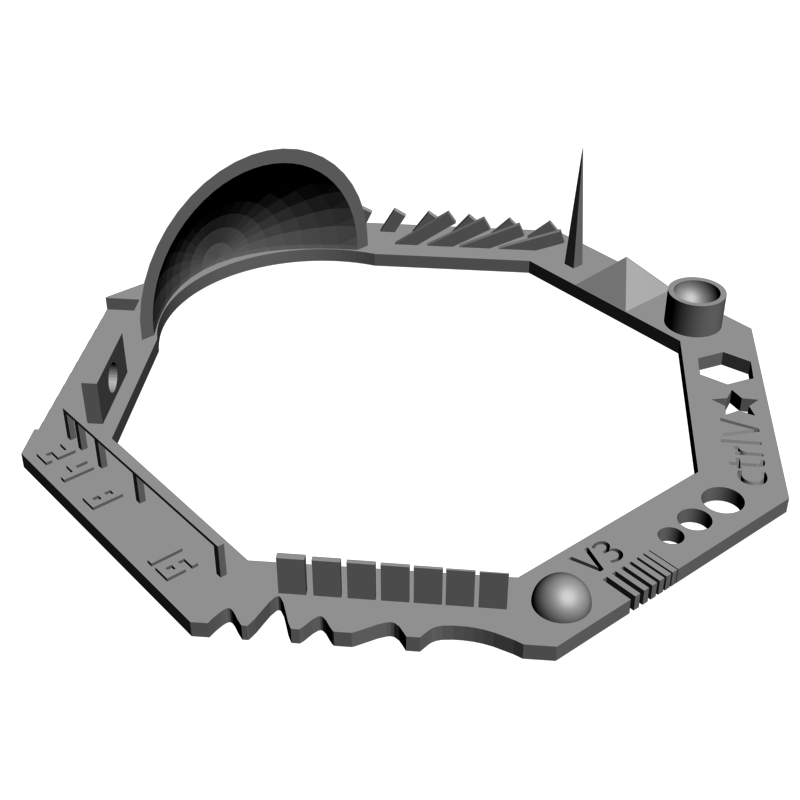 картинка 3д Тест P4-473 3D-STL.COM