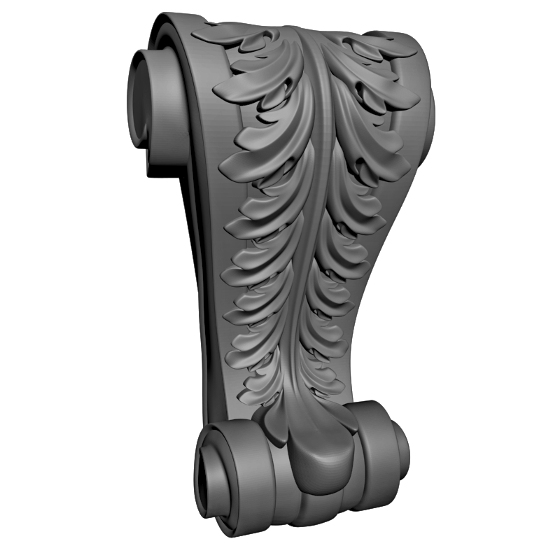 картинка Кронштейн резной D9-207 3D-STL.COM