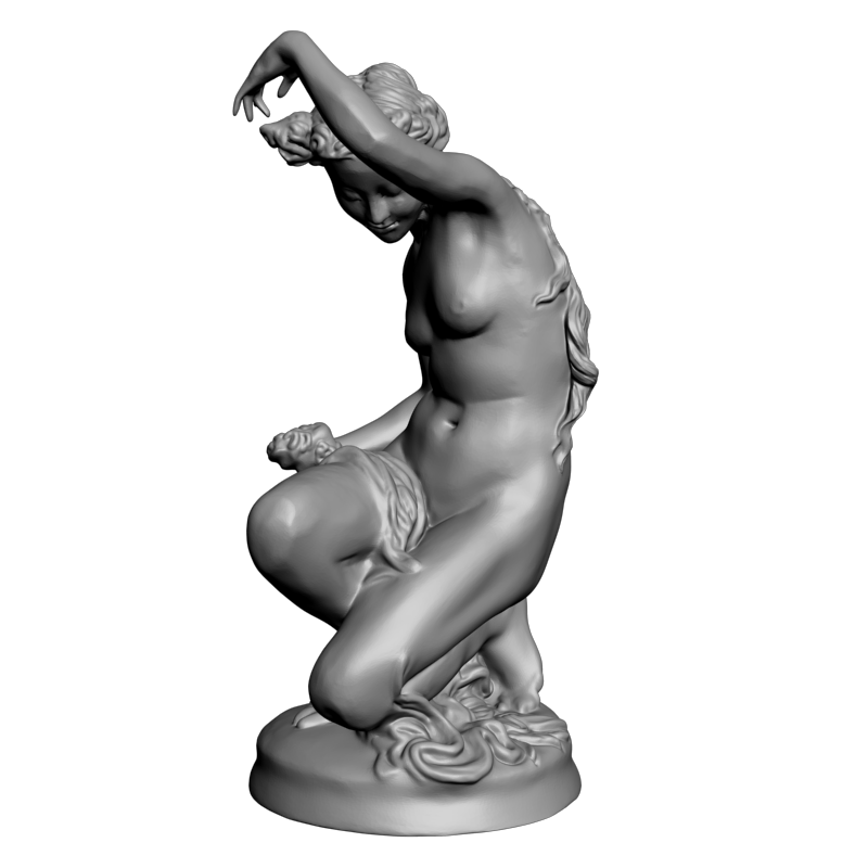 картинка Голая Девушка-Купание L3-243 3D-STL.COM