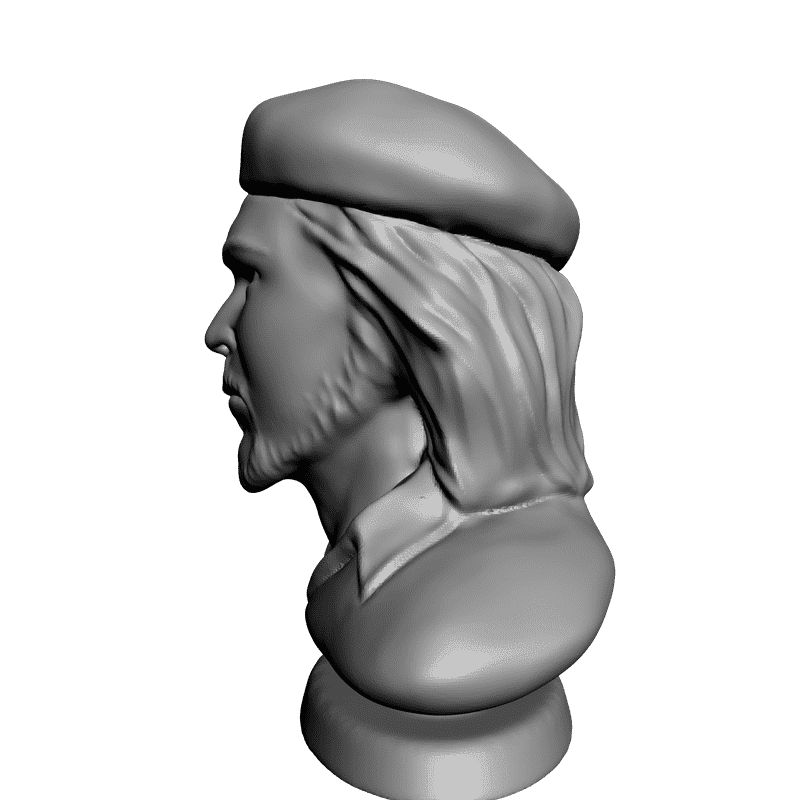 Stl бюст. Че Гевара бюст 3д модель. Бюст че Гевары 3д. STL че Гевара. 3d модели бюст че Гевара.