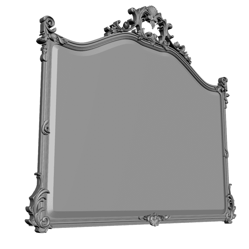 картинка Рамка зеркала D14-337 3D-STL.COM