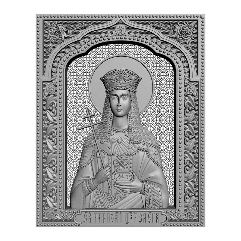 картинка Святая равноапостольная царица Елена V3-170 3D-STL.COM