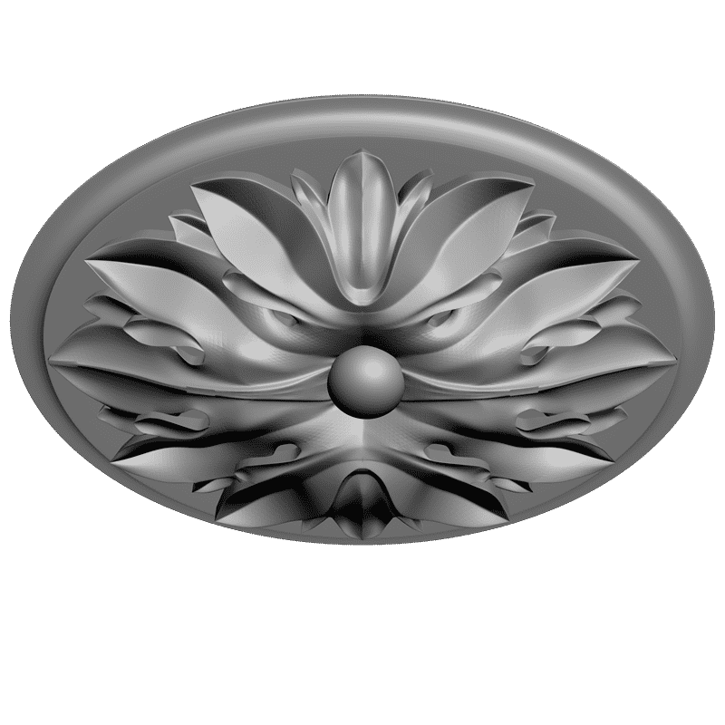 картинка Розетка резная D16-016 3D-STL.COM