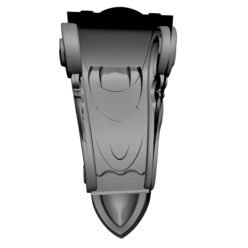 картинка Кронштейн резной D9-209 3D-STL.COM