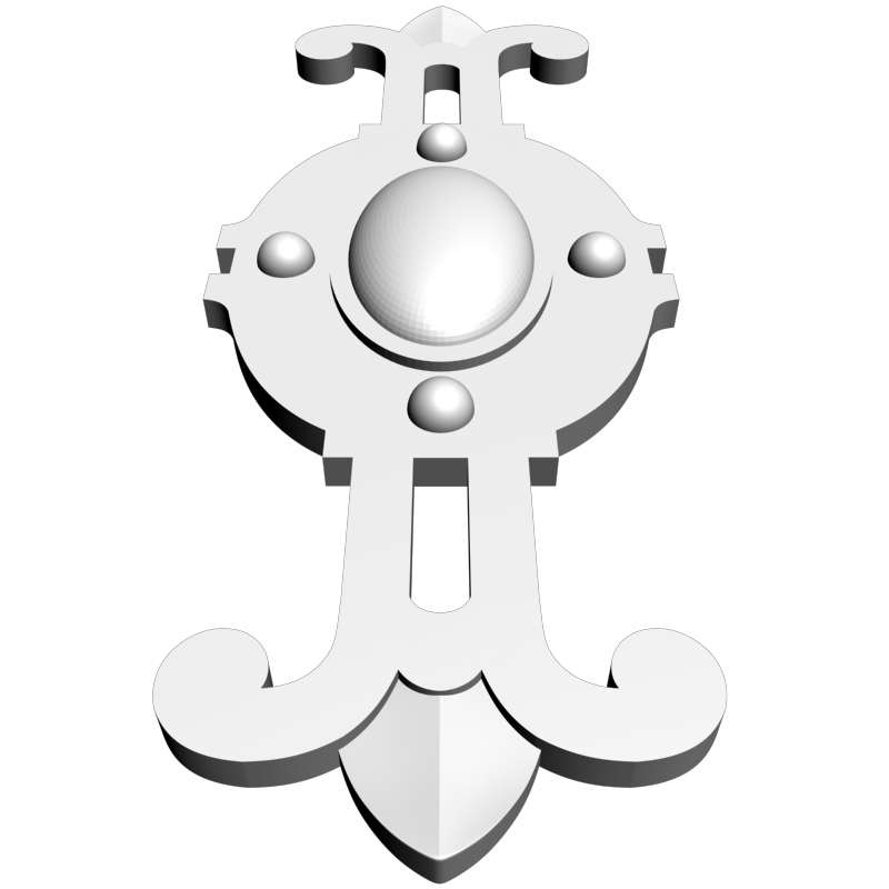 картинка Накладка резная D10-294 3D-STL.COM