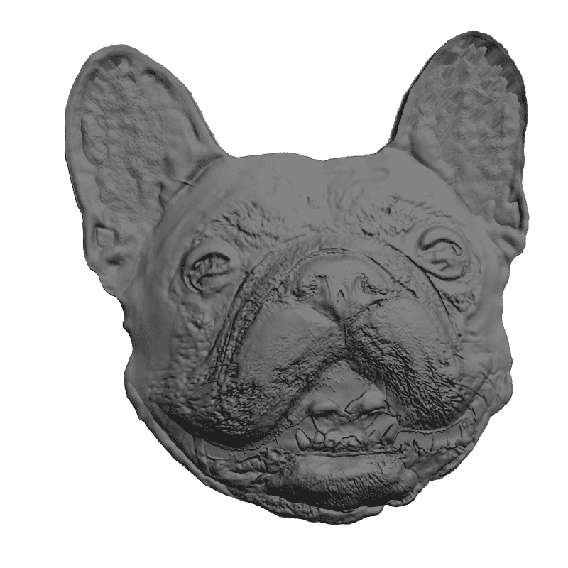 картинка Французский бульдог F1-133 3D-STL.COM