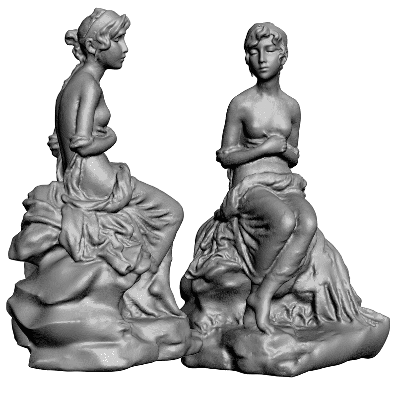 картинка Девушка сидит L3-001 3D-STL.COM