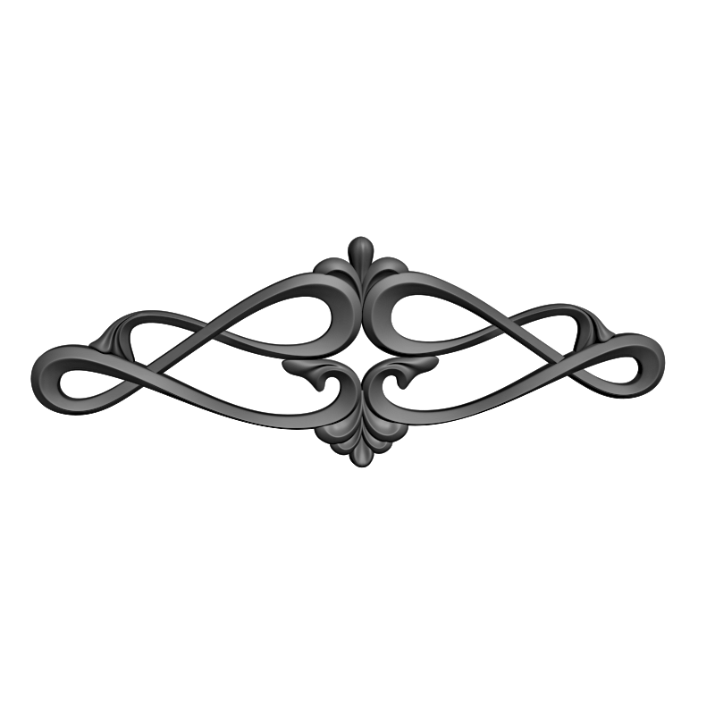 картинка Накладка декоративная рамная D10-411 3D-STL.COM