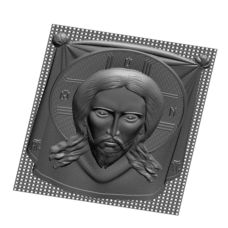 картинка Спас Нерукотворный V3-141 3D-STL.COM