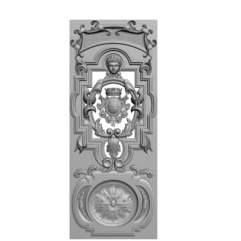 картинка Двери резные H3-086 3D-STL.COM