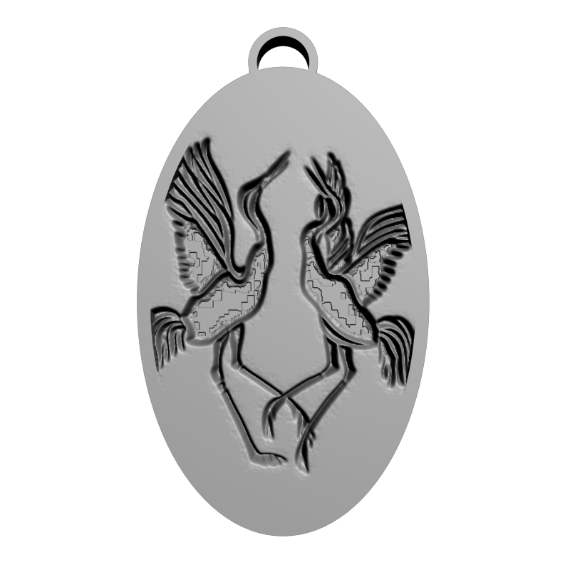 картинка Птицы любви RY5-134 3D-STL.COM