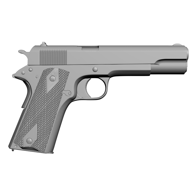 картинка Colt 1911 RO2-030 3D-STL.COM