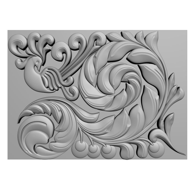 картинка Накладка декоративная D10-428 3D-STL.COM