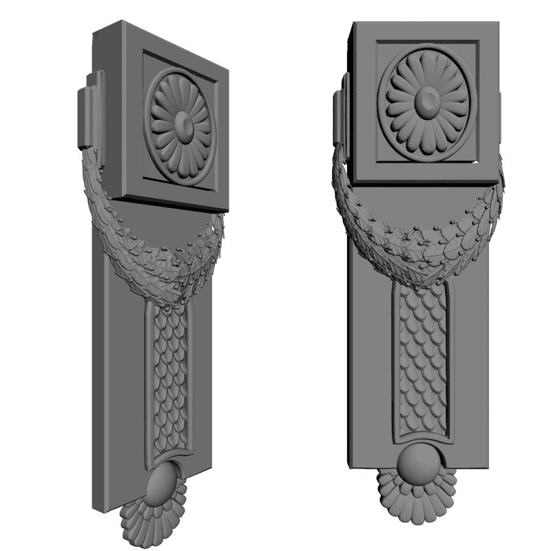 картинка Накладка резная D10-245 3D-STL.COM