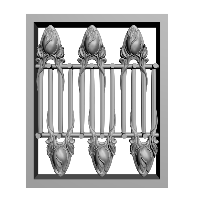 картинка Заколки кассета P4-452 3D-STL.COM