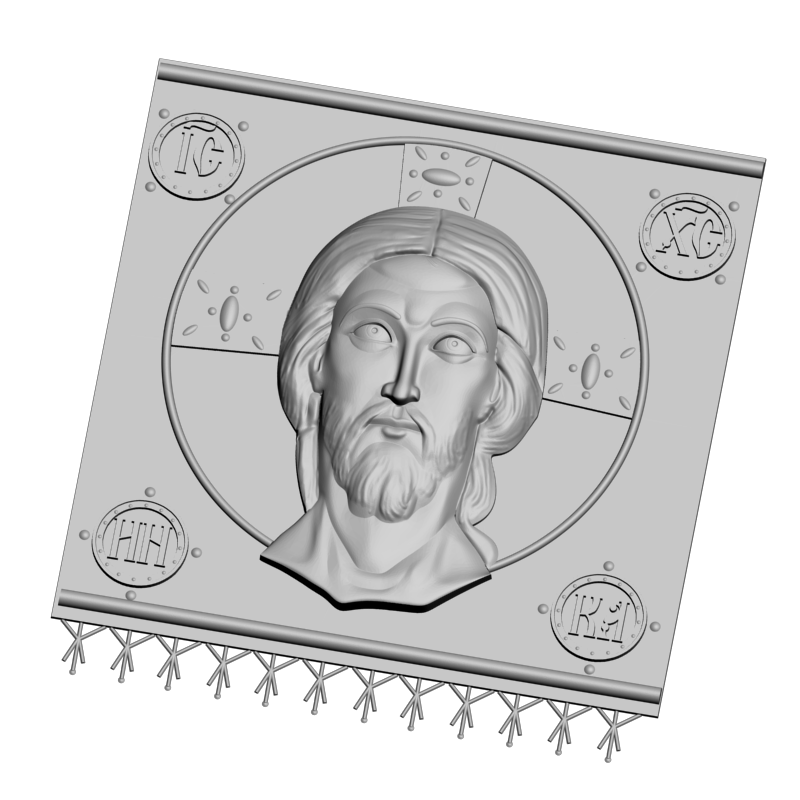 картинка Полотно Иисус Христос V3-485 3D-STL.COM