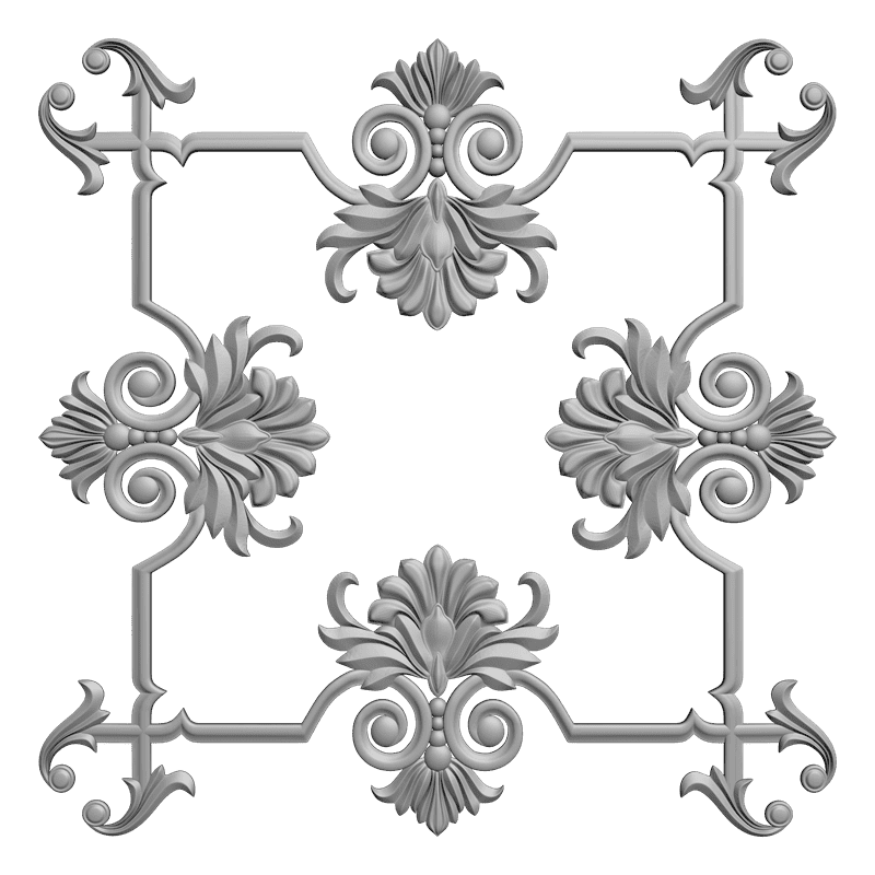 картинка Панель резная D11-083 3D-STL.COM