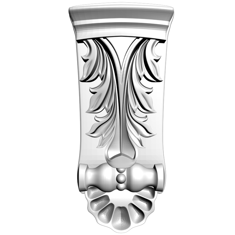 картинка Кронштейн резной D9-182 3D-STL.COM