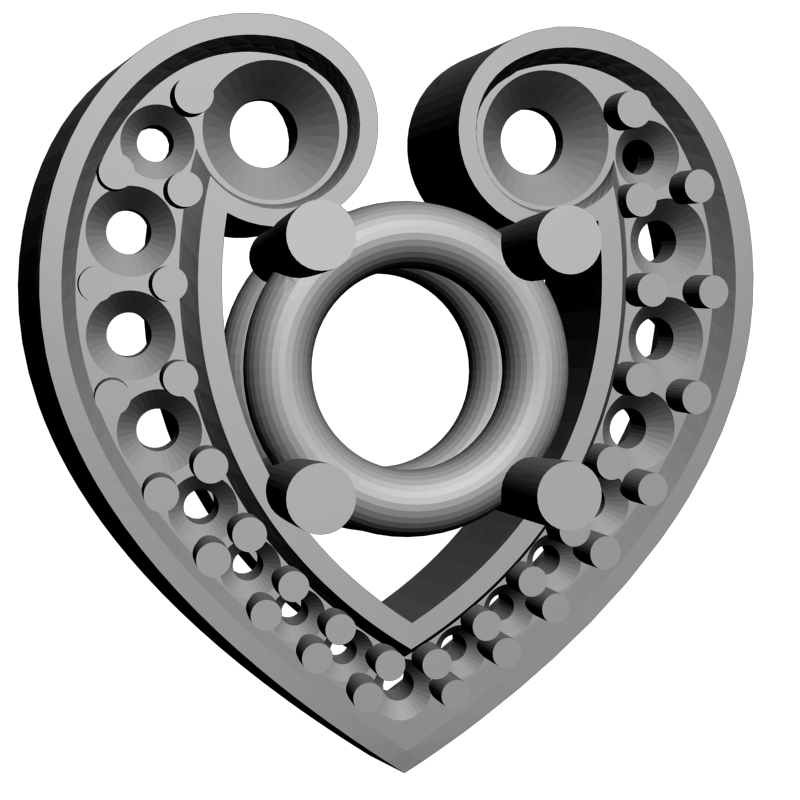 картинка Сердечко RY5-089 3D-STL.COM