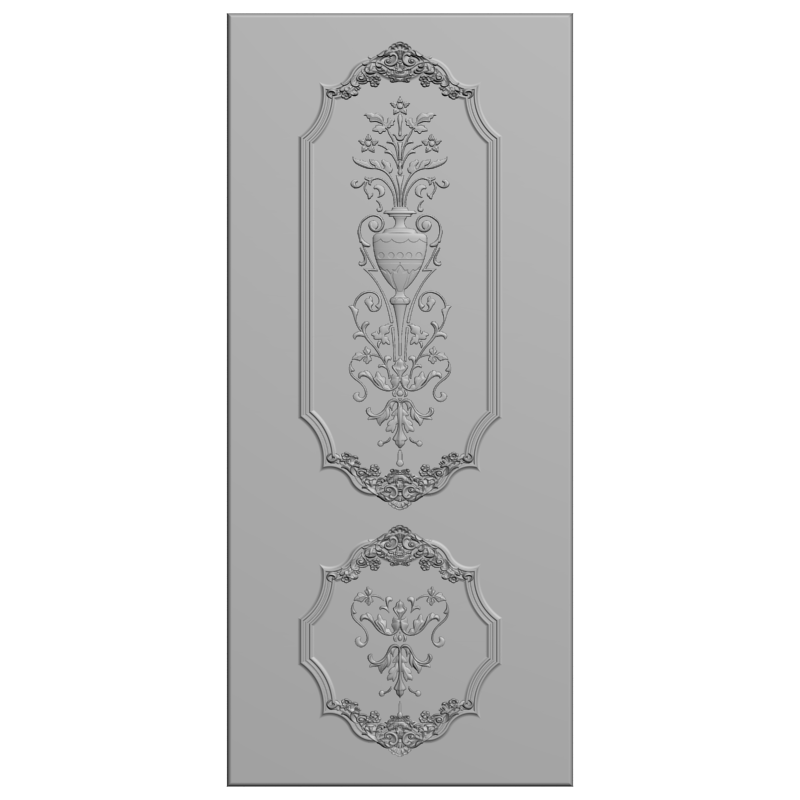 картинка Двери резные H3-080 3D-STL.COM