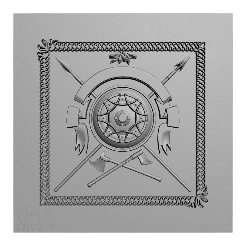 картинка Панель резная D11-028 3D-STL.COM