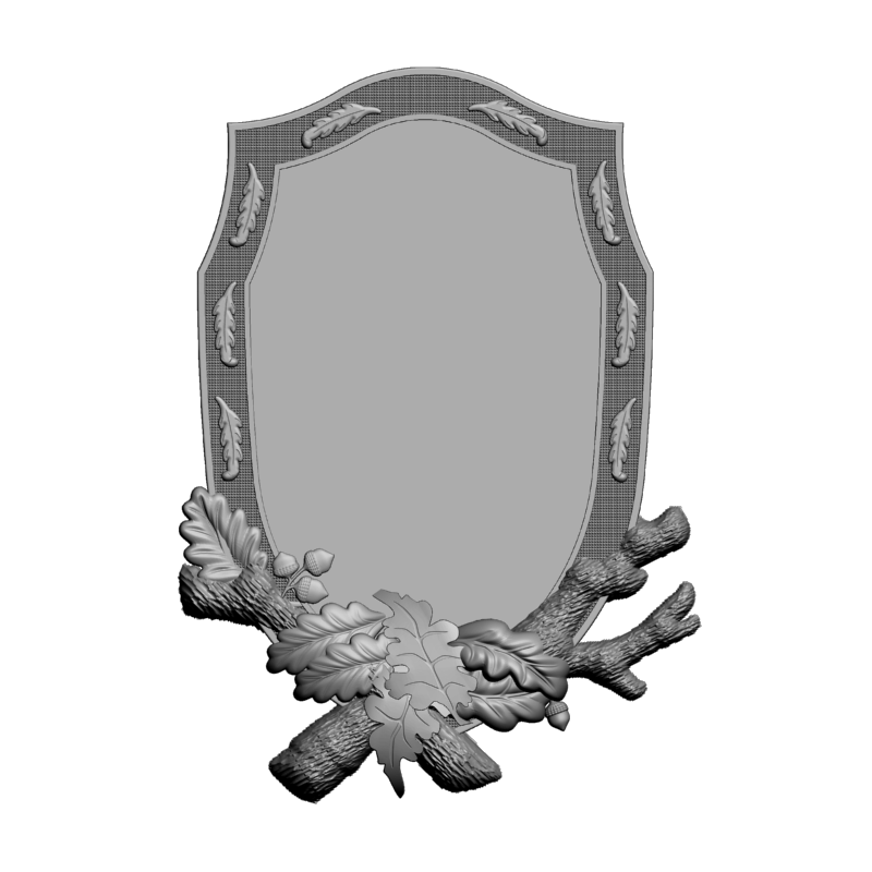 картинка Рамка резная D14-608 3D-STL.COM