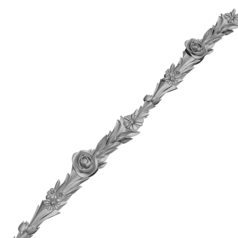 картинка Накладка резная D10-196 3D-STL.COM
