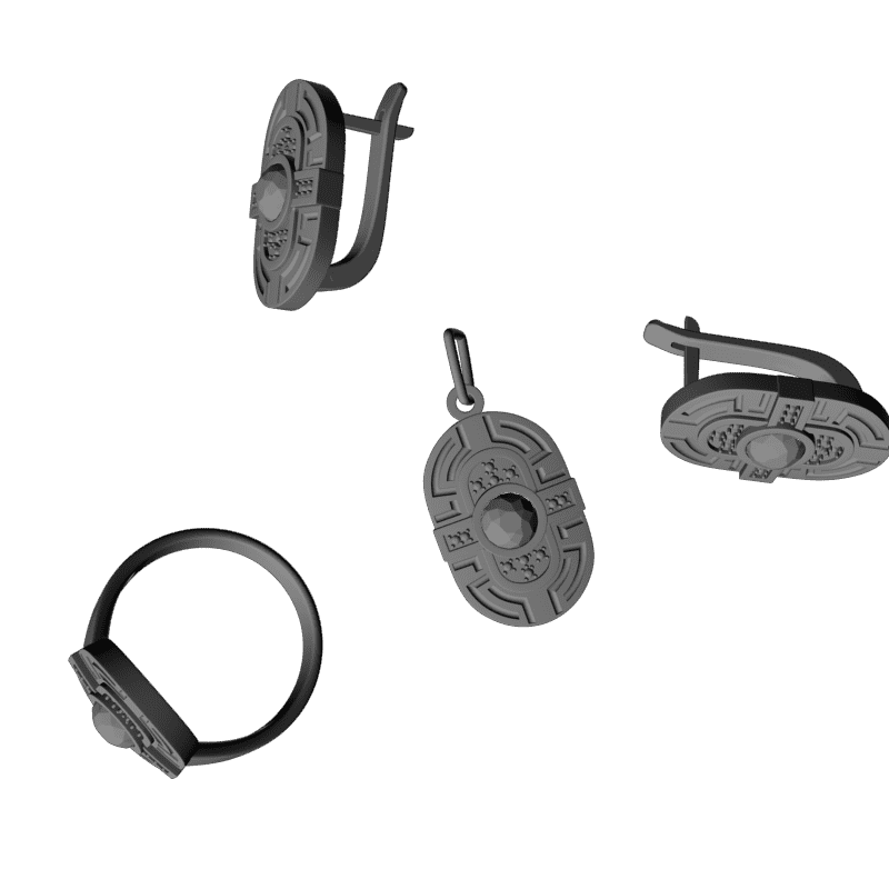 картинка Набор украшений RY6-029 3D-STL.COM