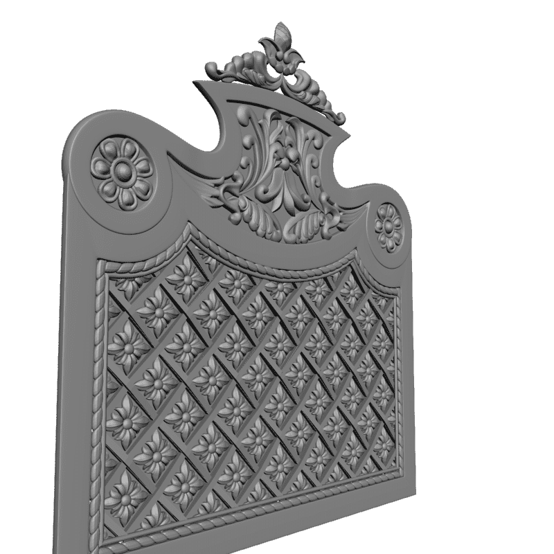 картинка Спинка кровати M4-087 3D-STL.COM