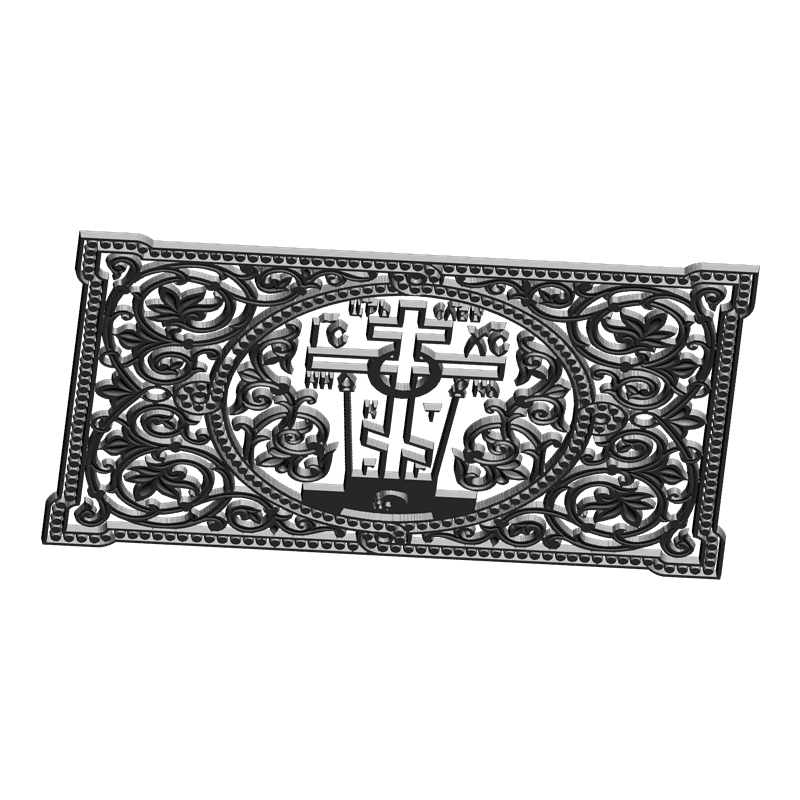картинка Панель с крестом V9-015 3D-STL.COM