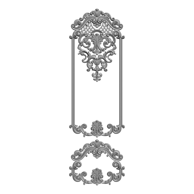 картинка Накладка D10-343 3D-STL.COM