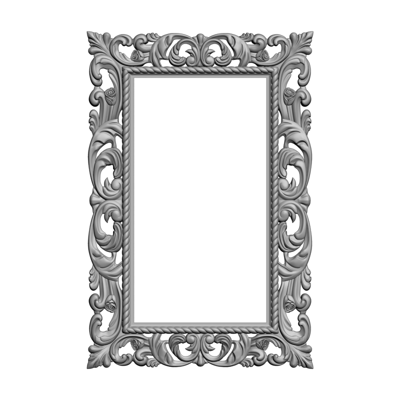 картинка Рама резная D14-491 3D-STL.COM