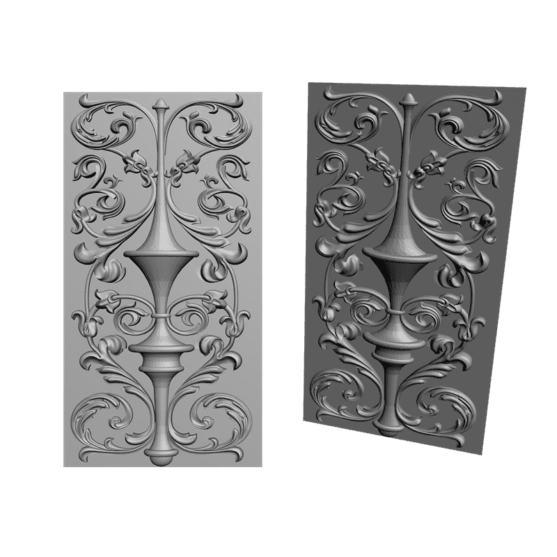 картинка Панель резная D11-021 3D-STL.COM