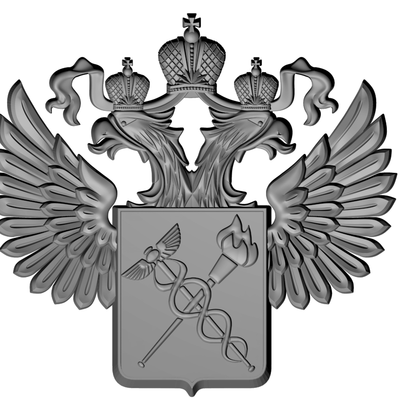 картинка Герб Таможни RG1-092 3D-STL.COM