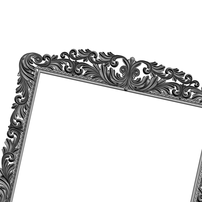 картинка Рама резная D14-471 3D-STL.COM