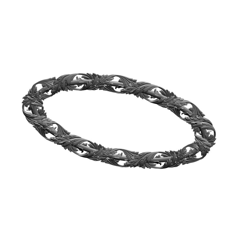 картинка Рамка резная D14-643 3D-STL.COM