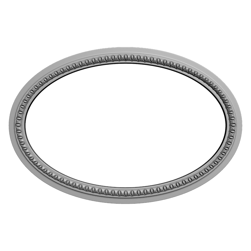 картинка Рамка овальная резная D14-037 3D-STL.COM