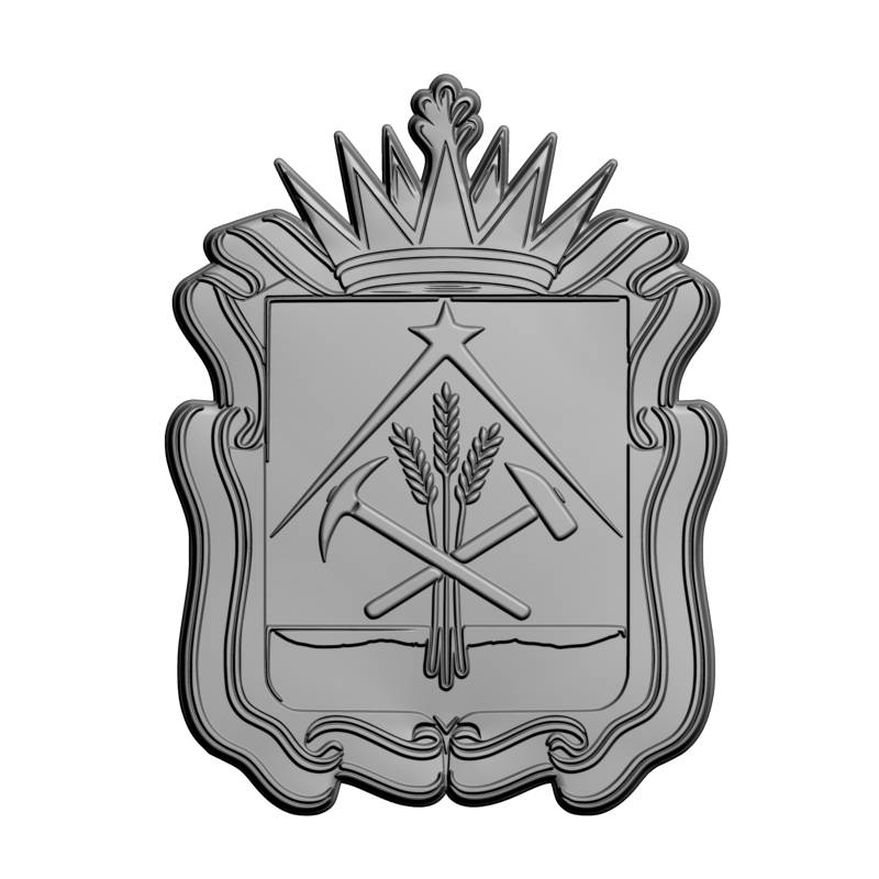 картинка Герб Кузбаса RG1-093 3D-STL.COM