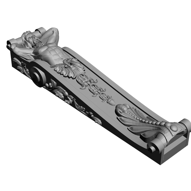 картинка Кронштейн резной D9-149 3D-STL.COM