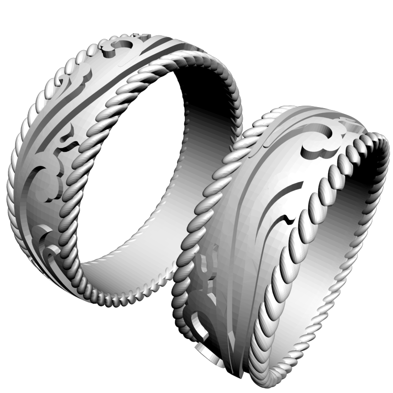 картинка Кольцо RY2-134 3D-STL.COM