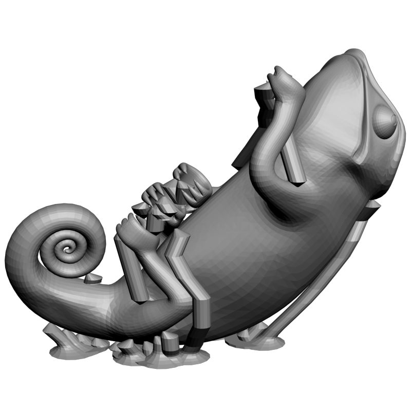 картинка Хамелеон PI1-319 3D-STL.COM