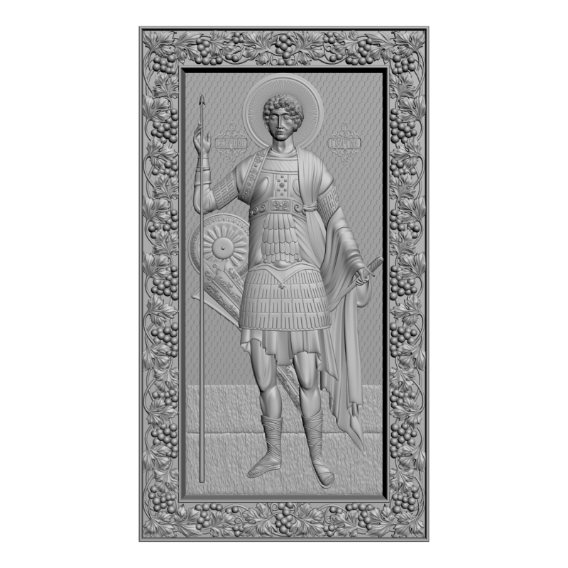 картинка Георгий Победоносец V3-391 3D-STL.COM
