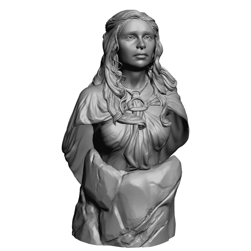 картинка Бюст девушки L3-219 3D-STL.COM