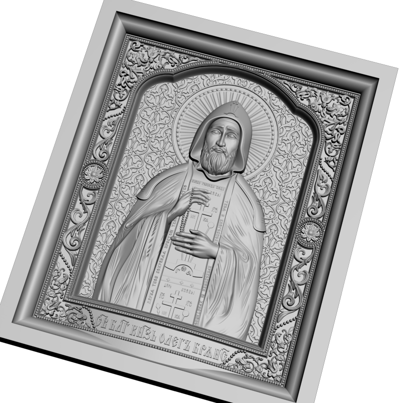 картинка Святой благоверных Князь Олег Брянский V3-398 3D-STL.COM