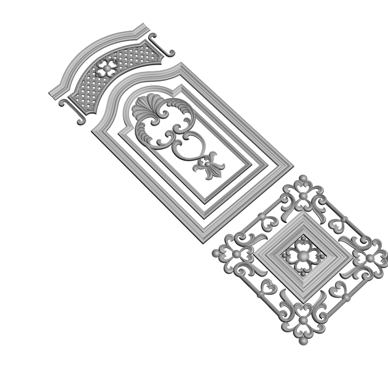 картинка Накладка на двери H3-109 3D-STL.COM